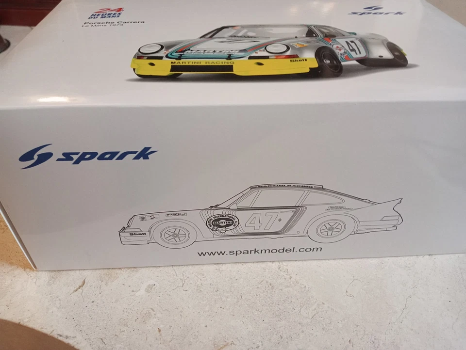 RARISSIMA SPARK 1/18 - PORSCHE CARRERA  24 H Le Mans 1973 #47 - Immagine 3 di 4