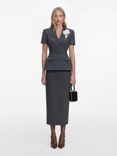 Self-Portrait Two fake items Pin Flower Long style Suits Dresses