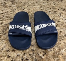 RARE Mschf Slipper Slide Navy DARK BLUE Men US Sz 5 Great Condition.