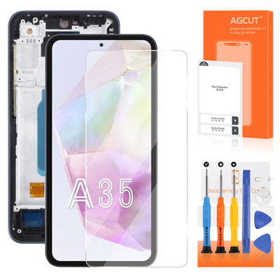 Agcut Oled For Samsung Galaxy A35 Screen Replacement For Samsung A35 Lcd