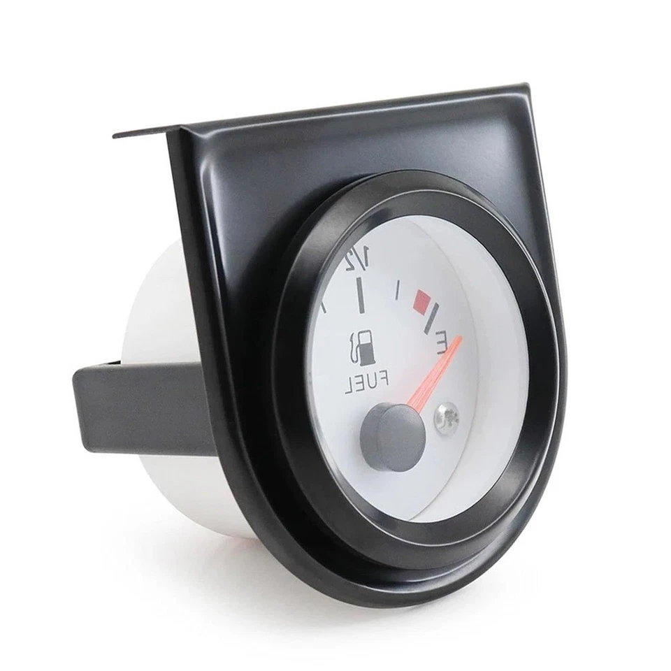 52MM 12V Fuel Gauge Meter White Face Compatible with For 240 33 Ohm Sender - Image 4 of 4
