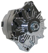 NEW POWERMASTER ALTERNATOR,CHROME,12SI,100AMP,PONTIAC,BONNEVILLE,GTO,GRAND PRIX