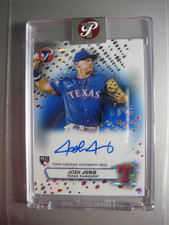 2023 TOPPS PRISTINE ENCASED BLUE PRISTINE AUTO 68/75 JOSH JUNG RC #PA-JJ