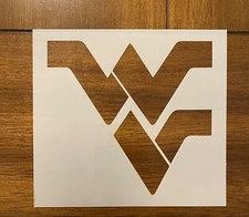 WVU Mountaineers 10 MIL Laser Cut Mylar Stenc...