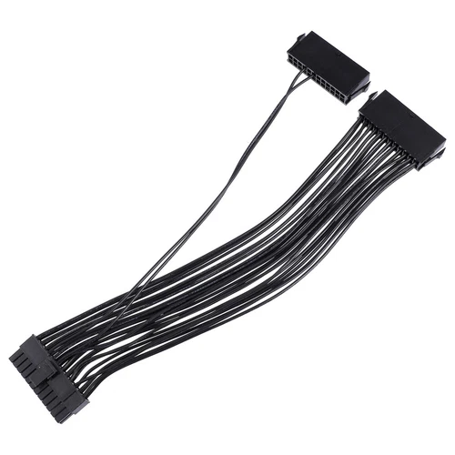  Set of 2 Stromkabel 24-poliges Synchrones Netzkabel Verlängerungskabel