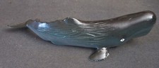 Sperm Whale Ocean Animal Toy PVC Figure 2002 10" Long