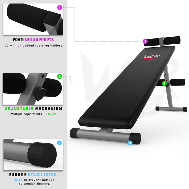 We R Sports Sit Up Crunch Weight Bench York 20kg Cast Iron