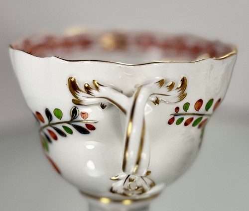 Rare 1870's Meissen Hand Painted Kakiemon Pair of Cups - Picture 4 of 9