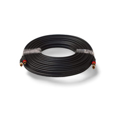 50ft Dual Audio Cable RCA Male to RCA Male Shielded - Blue