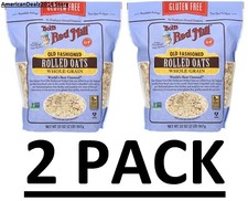 2 PACK - Old Fashioned Rolled Oats, Whole Grain Gluten Free, 32 oz Total 64 oz