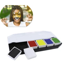 Professional Face & Body Paint Kit for Kids & Adults–Safe, Vibrant Colors, Easy
