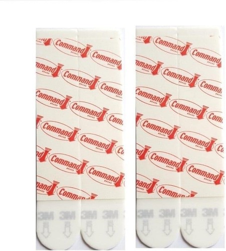 3M Command Poster Strips Double Sided Adhesive Refill Small Medium Large - Picture 33 of 33