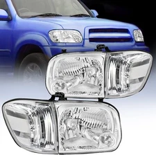 Nilight Headlight Assembly for 2005 2006 Toyota Tundra 4 Door Double Crew Cab