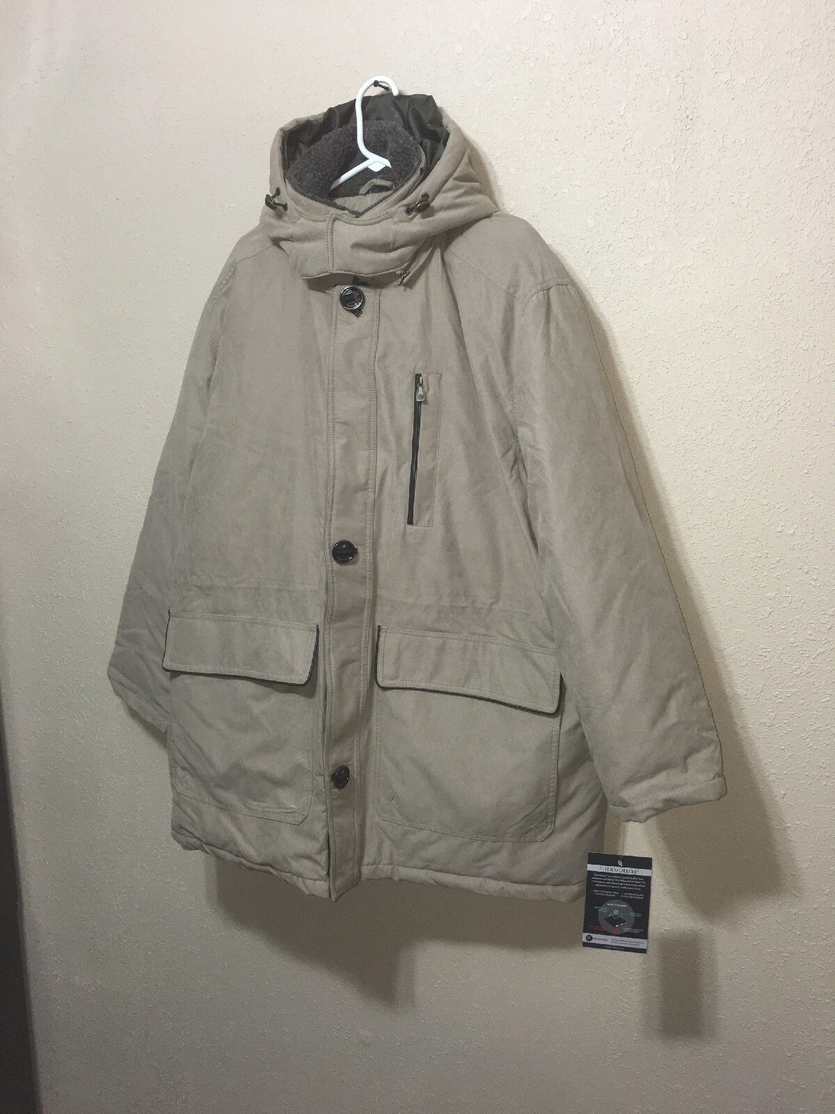 Rainforest Heritage Micro Oxford Thermoluxe Fill Parka Mens Jacket XXL NEW image 4