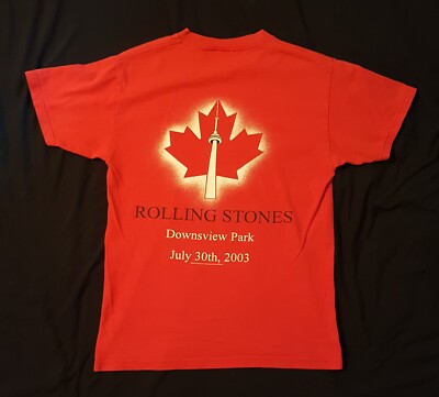 THE ROLLING STONES DOWNSVIEW PARK 2003 Concert TOUR T-SHIRT Small