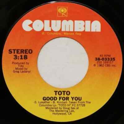 TOTO レコード（ピクチャーレコード）　アフリカ レア】TOTO - アフリカ/ロザーナ 未開封 US盤 ピクチャー