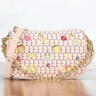 FURLA Lock Print Leather Crossbody Bag Toni Bon Pink NEW with Tags was $348