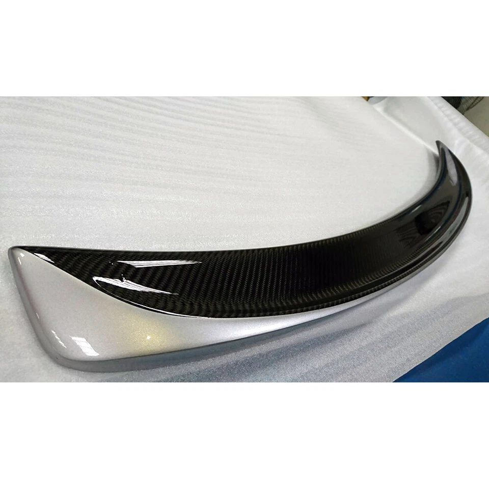 Carbon + Silver F Type Trunk Spoiler V Type For Lexus IS250 IS350 IS F 2006-2012 Foto 2 de 4