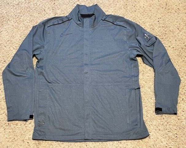 SACAI X NIKE Giacca a vento Nike Golf Storm Fit blu grigia full zip taglia large usata Rainier