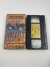The Destructors - VHS Richard Egan Patricia Owens RARE HTF 1988 NEON VIDEO