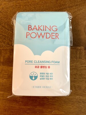[ETUDE HOUSE] Baking Powder Pore Cleansing Foam Samples 4ml x 10pcs US Seller