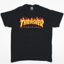 Authentic Thrasher Skateboard Magazine Men's Size M T-Shirt Black San Francisco