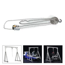 JDM Metal Chain Block Hoist for 1/10 RC Crane Construction Vehicle Model Parts