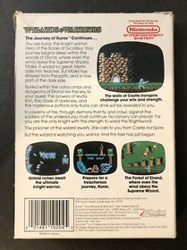 Wizards & Warriors (Nintendo Entertainment System, 1987) NES gioco scatola e manuale