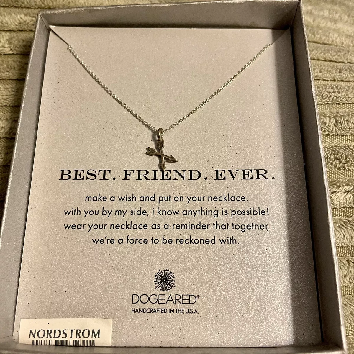 Dogeared best friend necklace clearance