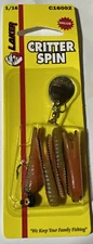 LAKER             CRITTER  SPIN     1/16 oz    ORANGE / BLACK STRIPE