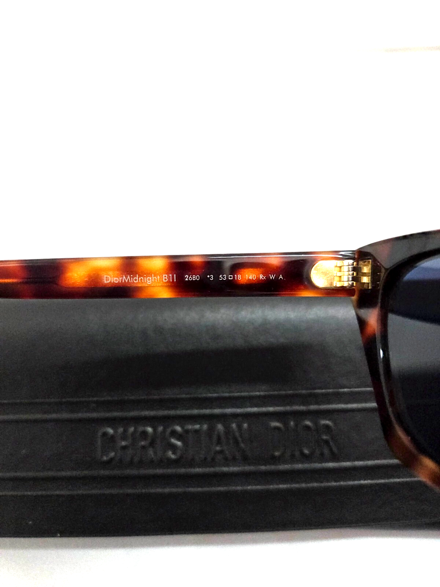 Authentic Christian Dior R11 Sunglasses Midnight Christian Dior DiorMidnight S11 Black Sunglasses Italy | eBay main image 4