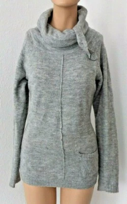 * ONLY TRUE COLLECTION Rollkragen Pullover L 40 42 Grau - Bild 1 von 4