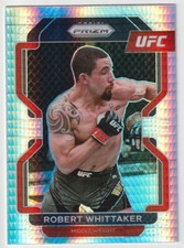 2022 Panini Prizm UFC Robert Whittaker #132 Hyper Prizm Card Middleweight