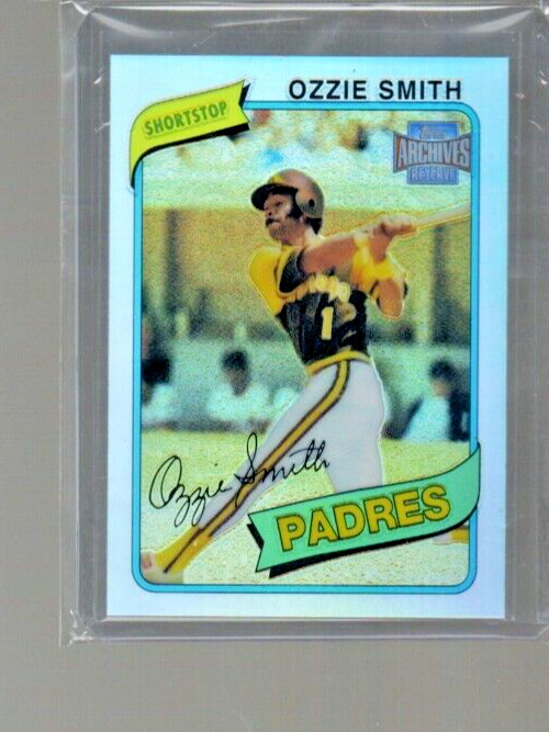 2002 Topps Archives Reserve REFRACTOR SURFACE OZZIE SMITH