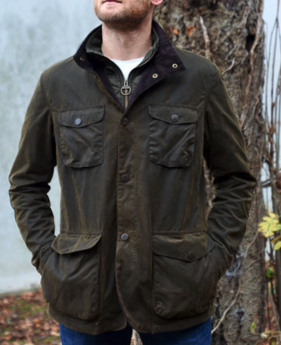 barbour ogston wax jacket