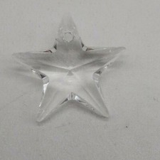 Swarovski Crystal Clear 20mm Star 6714 Pendant; Retired Style