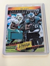 2019 Panini Prestige Jay Ajayi Changing Stripes Dual Relics Patch #CS-JR