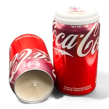 Coca Cola Cherry Scented Can Candle | 12 oz Soda Pop Candle