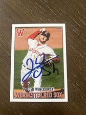 Josh Winckowski Autographed 2022 Worcester Red Sox Team Set Card