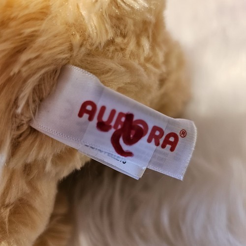 Aurora World Goldie Doggy Plush With Red Plaid Hat 9" - Picture 7 of 7