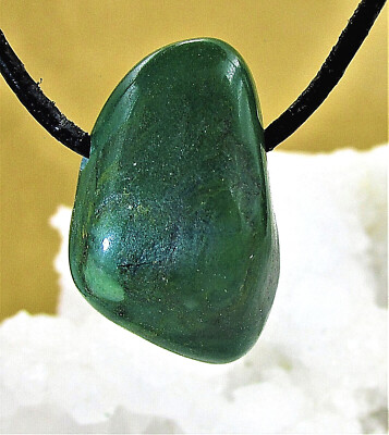 BUDSTONE Trommelstein gebohrt  FREEFORM  EDELSTEIN  ANHÄNGER  Nr.6