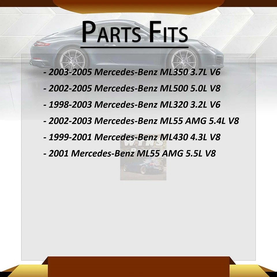 2 рычага управления с передним верхним шарниром для Mercedes-Benz ML55 AMG 5,5 л 2001 - Изображение 2 из 4