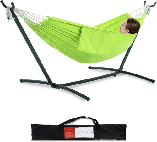 OUTDOOR HAMMOCKS 1-2 Person with Steel Stand Heavy Duty------ Choose Your Color - Picture 19 of 28