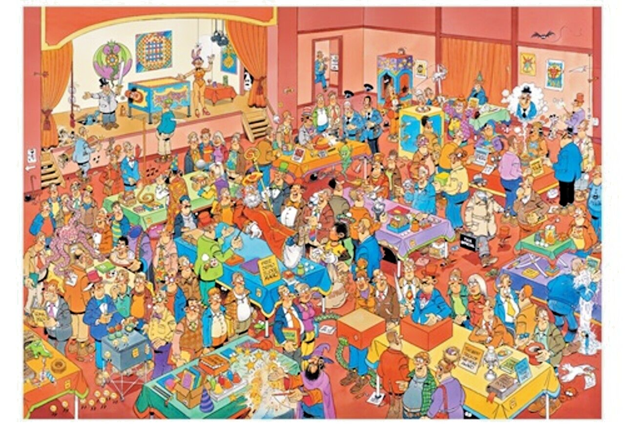 Jan Van Haasteren Magic Fair Funny Comedy 1000 Piece Jigsaw Puzzle New UK Post
