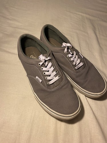 VANS Grey Canvas Casual Shoes | Men's size 10 | Pre-owned Good Condition - Picture 2 of 9