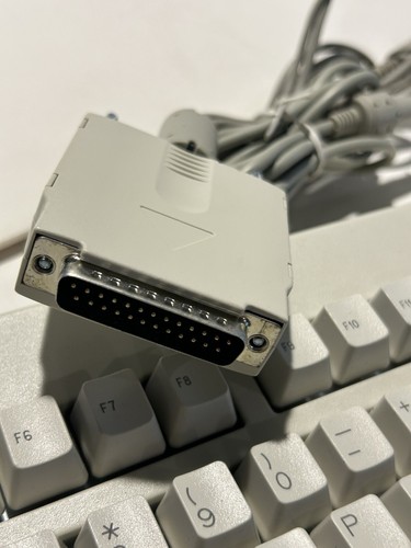 NEW Key Tronic Extended Mechanical Keyboard w Finger Print Reader UNISYS Vintage - Picture 7 of 18