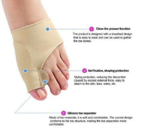 Big Toe Bunion Splint –Hallux Valgus Corrector Brace for Pain Relief & Alignment - Picture 6 of 9