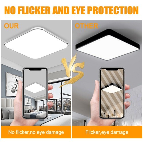 LED Ceiling Lights Square Panel Down Light Bedroom Kitchen Wall Lamp Living Room - Picture 7 of 16