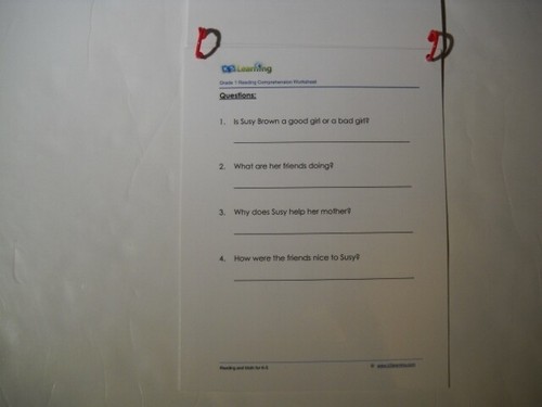 Erstklassiges Leseverstehen Geschichten Flip Booklet 2 laminiert brandneu! - Bild 8 von 10