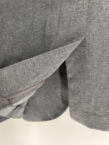 Michael Bastian 46R Gray Wool Blend Blazer Men's Three-Button Jacket NEW TAGS - Picture 8 of 13